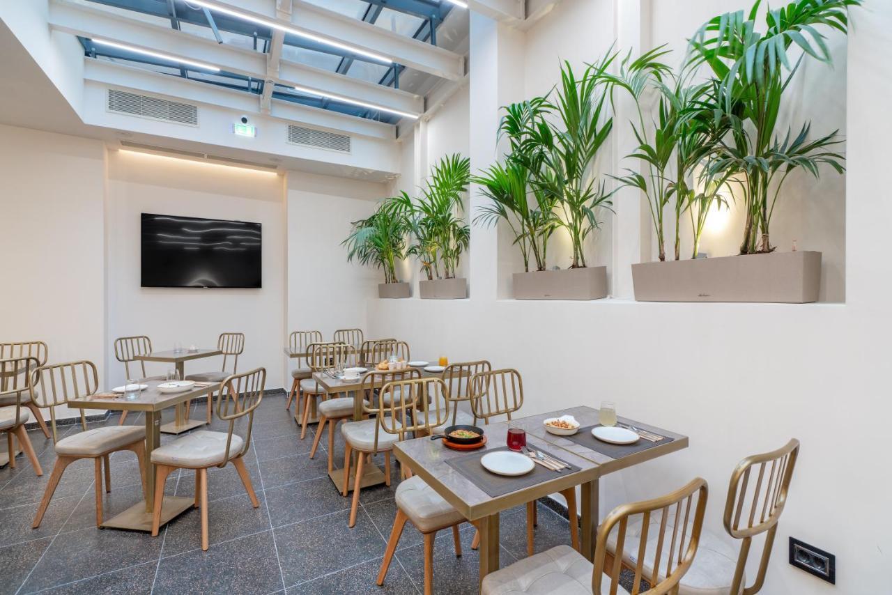 Hellenic Vibes Smart Hotel Athen Exterior foto Breakfast room