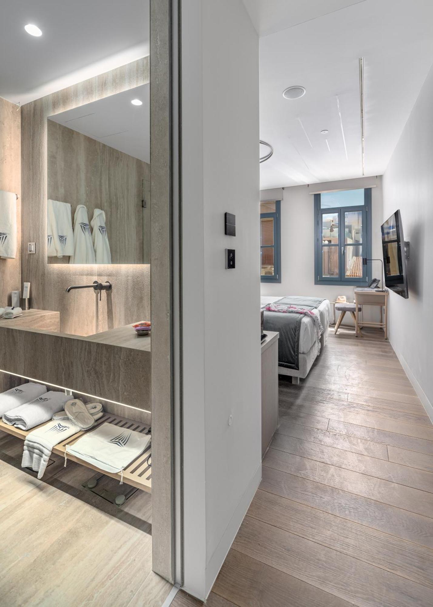 Hellenic Vibes Smart Hotel Athen Exterior foto A room at the hotel
